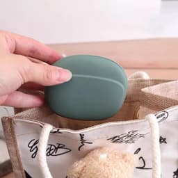 Hoofdtelefoon opbergcase met 4 vakken en USB-kabeltas - Groen, Rood, Grijs - Draagtas voor hoofdtelefoon en accessoires — thumbnail 3