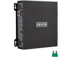 VEVOR 2-Kanaals Auto-Versterker, Klasse Ab Brugversterker, Max. 2 X 300 W Bij 4 Ohm / 2 X 600 W Bij 2 Ohm, Krachtige Versterker voor Suv's, Pick-Ups en Terreinwagens, Meerkanaals Audioversterker
