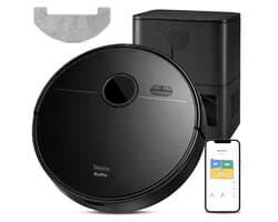 Skoov ecopro Robotstofzuiger met Dweilfunctie - Met laad & leeg station - Anti-Klit - 5000 PA Hyperx Zuigkracht - Huisdieren - Dweil - Robot - Thuis - Automatische