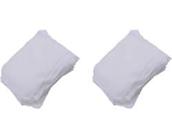 200 stuks microvezel reinigingsdoekjes 15,2 cm - pluisvrij en ultrazacht - voor telefoonlenzen, brillen, beeldschermen, camera's, mobiele telefoons, LCD-televisies
