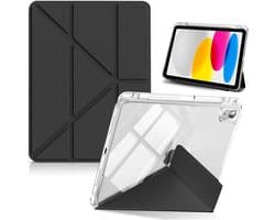 Transparante Beschermhoes voor iPad 11 inch 2025 en iPad 10e Generatie 10.9 inch met Pennenhouder