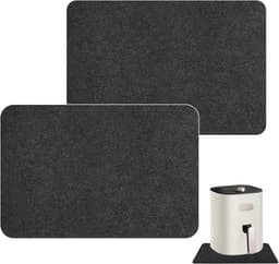 Heat Resistant Mat voor Air Fryer - Keuken Bescherming Mat - Nonstick - Non-Slip - Herbruikbaar (2 Stuks) — thumbnail 1