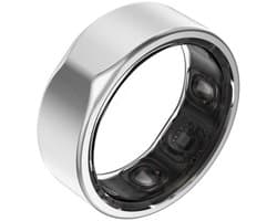 Kuno Ring 2 – Smart Ring – Slaapmonitor – Hartslag & Activiteitentracker – Stappen & Calorieën Meten – Zonder Abonnement – Waterbestendig – Zilver Maat 9