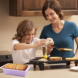 6x Siliconen Broodvormpjes Set - Rechthoekige Cakevormen Antiaanbak - Geschikt voor Oven en Airfryer — thumbnail 2