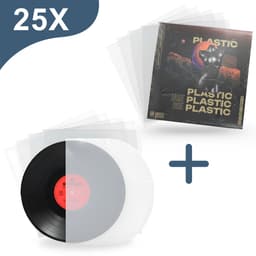 Amido® LP Inner Sleeve & Outer Sleeve - 2X 25 Stuks - LP beschermhoezen - Lp Hoezen 100 Micron — thumbnail 1