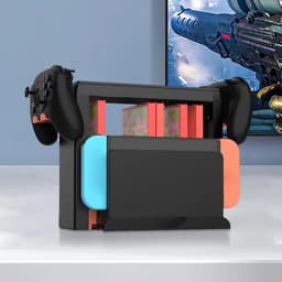 multifunctioneel basisopslagrek universeel schijfopslagrek voor Switch-consoles opslagrek voor gamekaarten — thumbnail 2