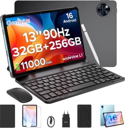 DOOGEE U13 VIP - Android Tablet - Gaming tablet - 32GB RAN + 256GB ROM /2TB - 13 inch - 11000mAh - Vier speakers -13MP + 5MP camera - 2.4G+5G Wifi - Bluetooth 5.0 - Face ID - met toetsenbord/gamepad/muis — thumbnail 1