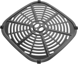 Bakplaat voor airfryer 22,5 x 22,5 cm, antiaanbaklaag, roestvrij staal. Accessoire voor optimale ventilatie en gelijkmatige bereiding in de airfryer. — thumbnail 1