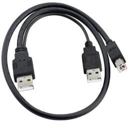 USB 3.0 Y-Kabel met Dubbele A-Stekker voor Externe Harde Schijf — thumbnail 2