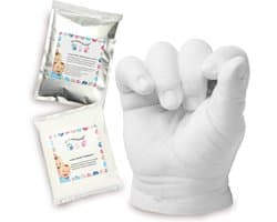3D Hand- en Voetafdruk Set Baby 0-12 Maanden Gips