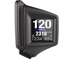 Head-up display, weergave van rijgegevens, GPS-snelheidsmeter, OBD-head-up display, Geschikt voor alle auto's