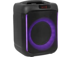 Draagbare Karaoke Speaker met LED Verlichting en Bluetooth - Krachtig en Compact