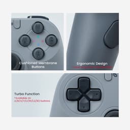 Gamesir T3 Tegenaria Lite - Bedrade Controller - Hall Effect - Voor Switch/Switch 2/PC/Mobile- Grijs — thumbnail 4