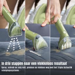 Zyrex® Tapijtreiniger machine - Tapijtreiniger - Tapijtreiniger apparaat - Groen - ‎46cm x 24cm x 35cm — thumbnail 3