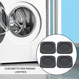 Voethouders voor houder, set van 4 trillingsdempers voor wasmachines en koelkasten — thumbnail 2