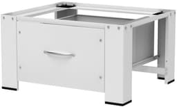 Wasmachine Basisframe met Uittrekbare Lade – Wit, Draagbaar tot 150 kg, 63 x 54 x 32 cm — thumbnail 4