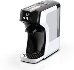 HiBrew H1C Pods koffiemachine - 20 bar hogedruk-extractie - warm/koud zetten - 7-traps waterinstelling - compatibel met NSDG - Wit — thumbnail 1