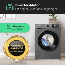 Bomann WA 7175 T Wasmachine - 7KG - 1400 toeren - 15 programma's - Stoomfunctie - Energieklasse A - 10 jaar motorgarantie — thumbnail 9