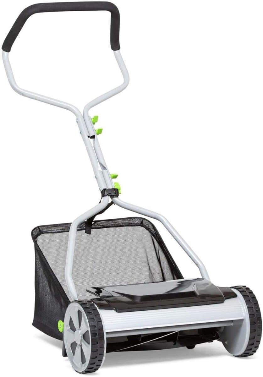 Nexvo® Grasmaaier Handmatig – Handmaaier Met 20 liter Opvankzak – Grasmaaiers – Grijs - 53cm x 43cm x 26cm — afbeelding 1
