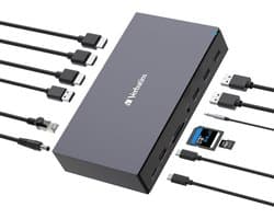 17-Poorts USB-C Dockingstation voor Uitbreiding van Laptop Connectiviteit