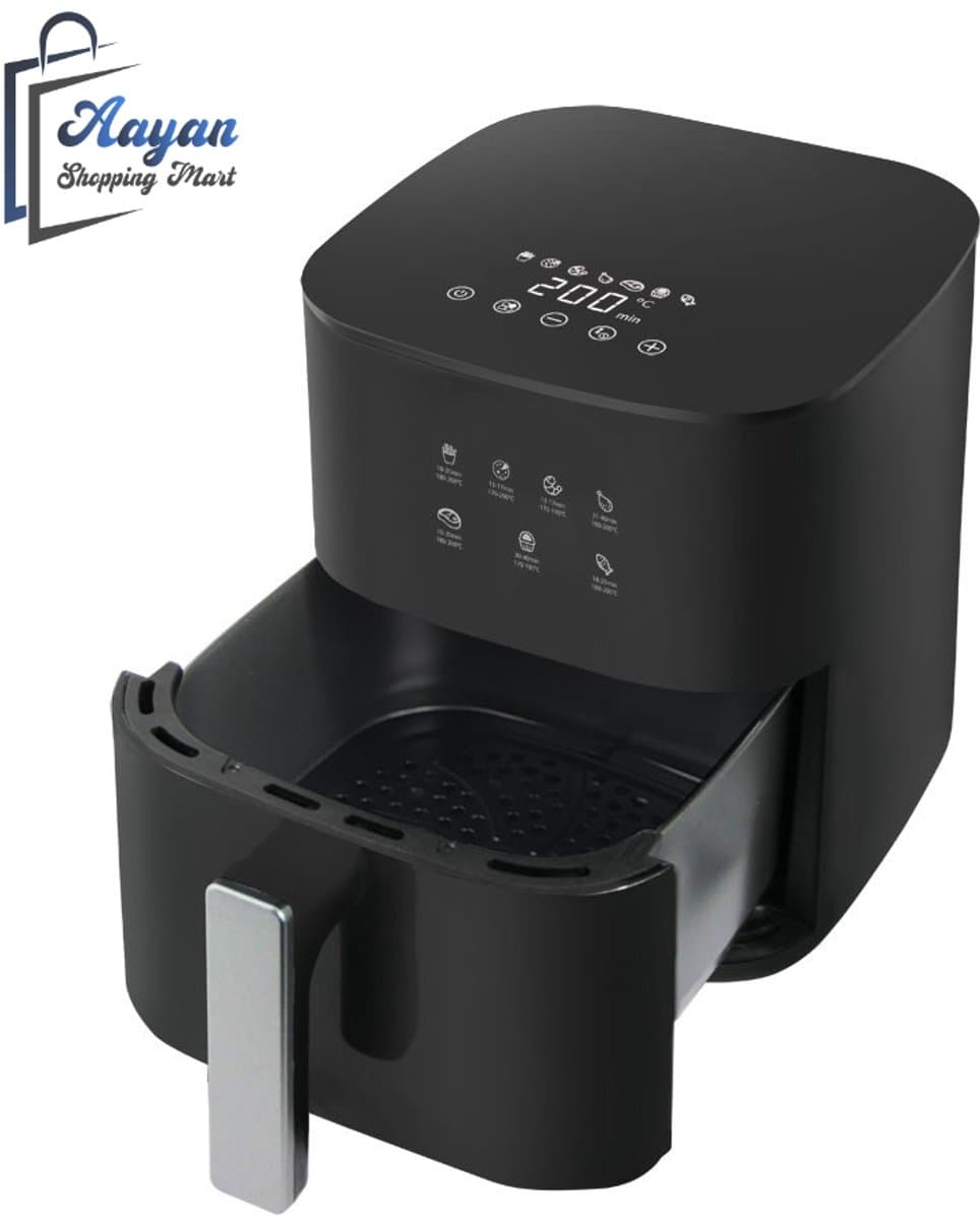 Airfryer 3,5L – 1350W Met 7 Programma’s – Zwart – PATATE FRITTE airfryers – 65511 — afbeelding 1