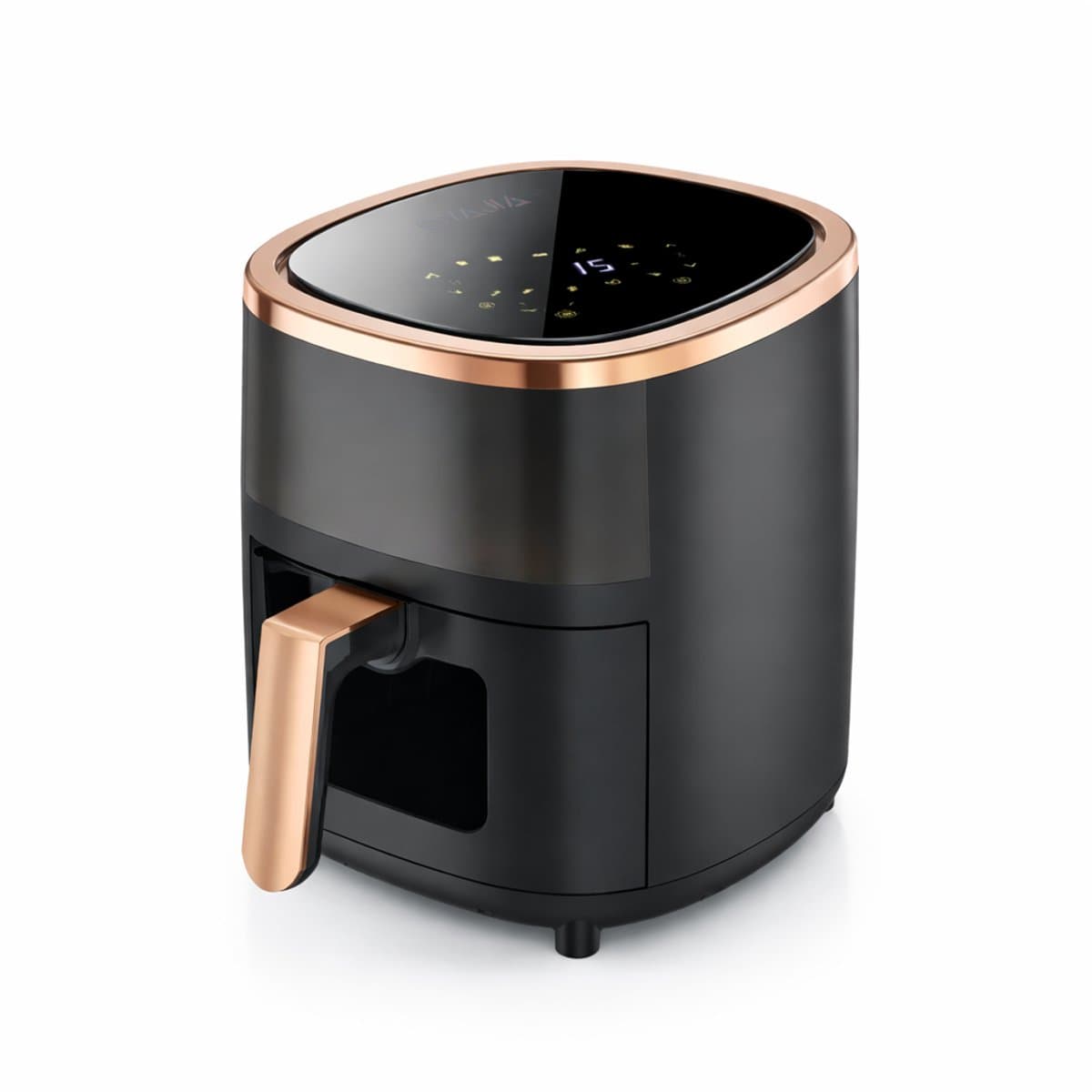 DeMoi Airfryer | Luchtfriteuse XL | 6L inhoud | Multifunctioneel | 80ºC tot 200ºC | 8 Kookfuncties | Zwart — afbeelding 1