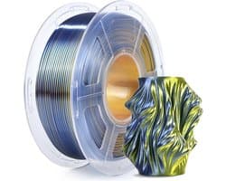 Zijdeachtig Dual Color PLA+ Filament 1.75mm - Glanzend 3D Printermateriaal 1kg