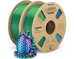 3D Printer Filament Zijde PLA 1,75 mm Tricolor Rood Blauw Groen 2 KG