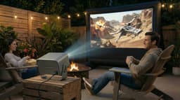Lenco LPJ-960SI Beamer - Full HD 1080P - Wifi - Netflix - 300 ANSI lumen - LCD Projector — thumbnail 5