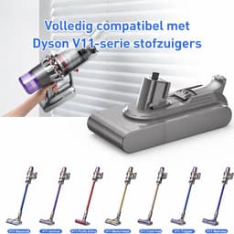 Accu geschikt voor Dyson V11, Outsize en V15 - 'Click Type' (Li-ion/3600mAh/25.2V) EXPER — thumbnail 4