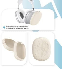 Shieldcase Koptelefoon bescherming geschikt voor Airpods Max 1/2 - Cover bescherming - Comfortabel - Beschermend - Stijlvol - Sterrenlicht — thumbnail 2