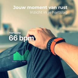 NOLATR Motion – Stappenteller & Hartslagmeter – Activity Tracker – Dames & Heren – Zwart – Slaapmonitor – 45-60 Dagen Batterij – Zonder Abonnement — thumbnail 3