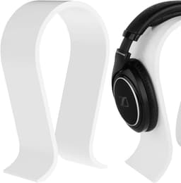 Koptelefoon - Koptelefoon Houder - Headset Stand - Universele - Standaard voor koptelefoon - Headset Houder - Koptelefoon standaard - Universeel - Ergonomische Holder voor gaming headset - voor over-ear hoofdtelefoons, gaming headsetstandaard - Wit — thumbnail 1