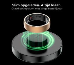 NOLATR Smart Ring NEX – Slimme Ring met Stappenteller, Slaaptracker & Hartslagmeter – Zonder Abonnement – Zwart – Maat 11 — thumbnail 10