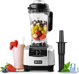 Krachtige Blender - Keukenmachine - Smoothies Maken - 1500 Watt Vermogen - 2 Liter Inhoud - Zwart — thumbnail 4