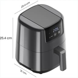 SVN® Mini Airfryer - Airfryer - Airfryer Klein - Grijs - ‎‎22cm x 26cm x 26cm — thumbnail 8