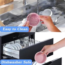 3-delige eiervormenset voor de airfryer, siliconen eiervorm, individuele eiermaker, herbruikbare eiervorm, eierkoker voor de magnetron, vaatwasmachinebestendig (rond - roze) — thumbnail 4