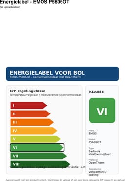 digitale kamerthermostaat met OpenTherm-ondersteuning - programmeerbare bedrade opbouwthermostaat, wit, 12,7 x 8,5 x 2,5 cm — thumbnail 2