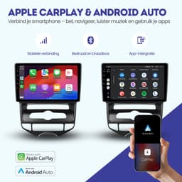 Hyundai IX20 CarPlay autoradio | 2010 t/m 2019 | Denago DNG-A364 | 9 inch | Android 13 | Automatische Airco | Draadloos CarPlay & Android Auto — thumbnail 2