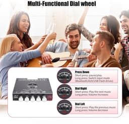 Krachtige 2.1 Kanaals Hifi Versterker Module met Bluetooth 5.0 - 2x160W + 220W Subwoofer Digitale Eindversterker — thumbnail 2