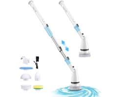 TASVAC elektrische centrifuge, EB5 draadloze steelstofzuiger, elektrische spin-scrubber, maximale Leistung: 18 Volt, blau