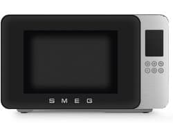 SMEG MOC01BLMEU - Magnetron met grill - Soft-close - 1900W - Inverter technologie - 29L - Mat Zwart