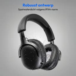 MEDION Over Ear koptelefoon HX-1 Pure (Bluetooth, draadloos, tot 100 u batterijduur, spatwaterdicht IPX4), zwart — thumbnail 4