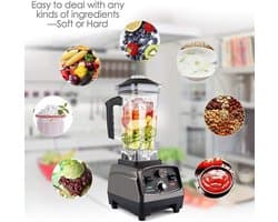 Krachtige Professionele Blender 2200W - Smoothie Maker met Timer & Tritan Kan