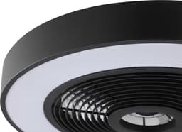 Brilliant Catania - Plafondventilator - LED 40W - CCT - 2700K-6500K - Dimbaar - ICRGB - Nachtlicht - Timer - Afstandsbieding - Zwart — thumbnail 5