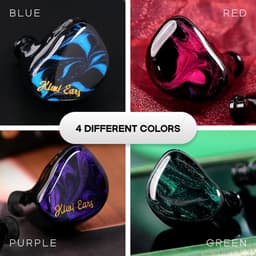 Kiwi Ears Cadenza - In-Ear Monitors - IEM - Dynamische Driver - Audiofiele Oordoppen - Verwisselbare Kabel - Universele Pasvorm - Groen — thumbnail 2