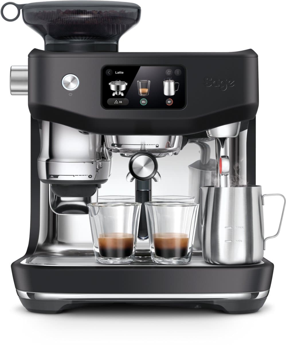 Sage SES985BTR the Oracle Jet Black Truffle - Pistonmachine - Touchscreen - Cold brew - Espressomachine — afbeelding 1