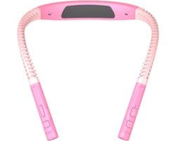 Oplaadbare LED Nekleeslamp – Neklamp om te Lezen met 3 Lichtkleuren en 3 Helderheidsstanden – USB Oplaadbare Leeslamp voor Boeken, Bed, Nachtlezen, Breien en Handwerken - Roze