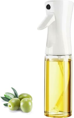 Flow Goods Olijfolie Sprayer – Wit – Olie Spray - Navulbaar Olie Glas – 200 ML – Cooking Spray - BBQ Accesoires – Airfryer — thumbnail 1
