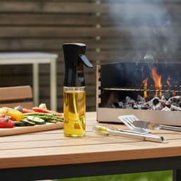 Flow Goods Olijfolie Sprayer – Zwart – Olie Spray - Navulbaar Olie Glas – 200 ML – Cooking Spray - BBQ Accesoires – Airfryer — thumbnail 5